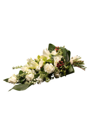 Bound funeral bouquet