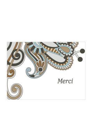 Thank you - Greeting card in French
