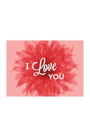 I love you - greeting card in English